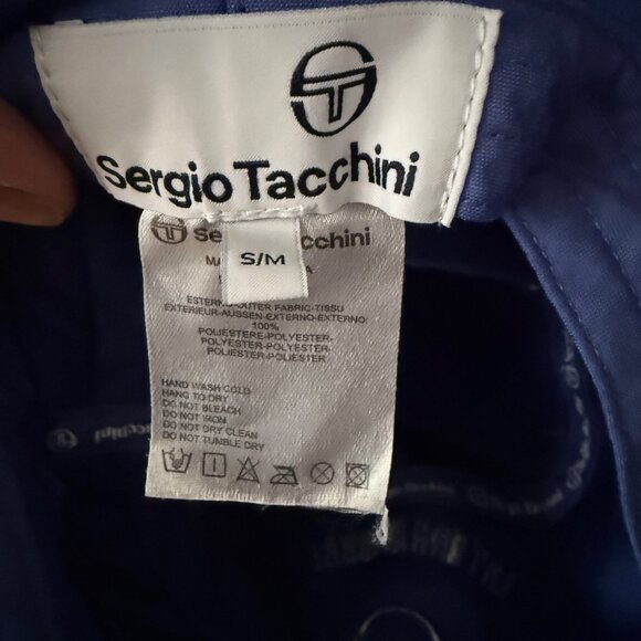Sergio Tacchini International Blue Bucket Hat S/M Unisex Polyester Made In China - Picture 5 of 6